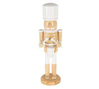 Home & Styling Collection Koopman International B.V - Figurine Casse-Noisettes Bois DE PIN 25CM Blanc