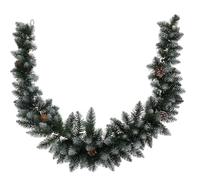 Home & Styling Collection Koopman International B.V - Guirlande Sapin Artificiel Pommes PIN Neige 1.8M