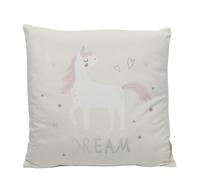 Home & Styling Coussin décoratif licorne 40 x 40 cm