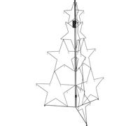 Home & Styling Décoration en métal en forme de sapin de Noël 110 cm