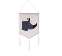 Home & Styling Décoration pour chambre d'enfant, safari, macramé, 70 x 37 cm
