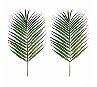 Home Styling Lot de 2 répliques de palmiers d'areca pour étagères - Décoration murale - Arrangements de verdure (grand)