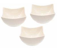 Home & Styling Lot de 3 bols de service en céramique pour snacks, noix (design 1)