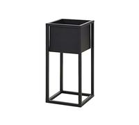 Home&Styling Pot sur support en métal 50 cm noir décoration plantes