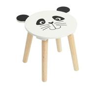 Home & Styling Tabouret enfant en bois safari animal 28 cm