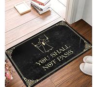 Home Sweet Apartment Paillasson You Shall Not Pass Rug Funny Bedroom Decor Man Cabe Decor (taille : 40 x 60 cm)