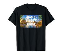 Home Sweet Berlin Street Art Graffiti vs. Heimatliebe T-Shirt Graphique avec Valeur
