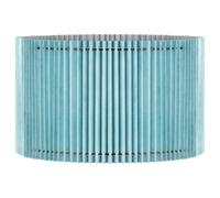 Home Sweet Home Abat-jour en papier - cylindre - bleu - ø40 x 20 cm - pour lampadaire - pour douille E27 - pour salon et salle à manger