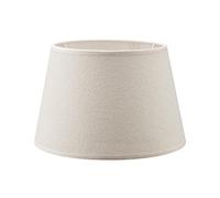 Home Sweet Home Abat-jour en tissu MELROSE, beige | 20 x 15 x 13 cm | Peut être utilisé avec une lampe de table | Convient pour le salon, la salle à manger