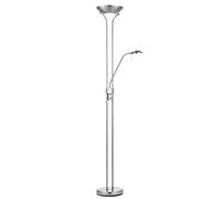 Home Sweet Home Classique Lampadaire | 50/50/180cm | Satin mat | Lampadaire | dimmable avec lampe de lecture flexible| Source lumineuse R7s+G9 | adapté pour le salon