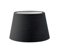 Home Sweet Home Collection Abat-jour Conique en Tissu Noir | 20/15/13 cm | Douilles E27/E14 | Abat-jour en Tissu pour Applique et Lampe de Table