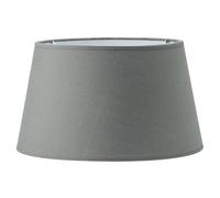 Home Sweet Home Collection Abat-jour Gris Foncé Conique en Tissu pour Lampe de Table et Lampadaire | 35/30/19cm | Douilles E27 et E14 | Fabriqué à la Main | Éclairage Confortable