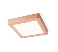 home sweet home collection D562825-03 Plafonnier LED, Métal, cuivre, 22.5cm Quadrat