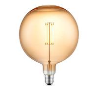 home sweet home collection Edison Vintage E27 | source lumineuse LED filament Carbon | G180 Global lampe LED | Ambre | Dimmable | 4W 400lm 2700K | lumière blanc chaud