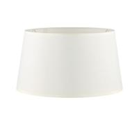 home sweet home collection F607320-27 Abat-Jour, Coton, Blanc Chaud, Melrose rund 35cm