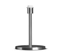 home sweet home collection Pied de lampe de table moderne Mauro pour abat-jour | luminaire | 24/24/36cm | Acier brossé | pied de lampe de table | Métal | E27 | pour abat-jour | luminaire