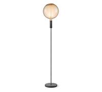 Home Sweet Home Design Lampadaire | Sola | 25/25/130cm | Noir | Lampe sur pied adaptée pour source lumineuse LED E27 | avec interrupteur au pied | adapté pour le salon, la chambre à coucher