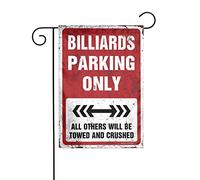 Home Sweet Home Drapeau de jardin pour billard Parking Only Drapeau de jardin saisonnier Petit drapeau de cour pour l'extérieur