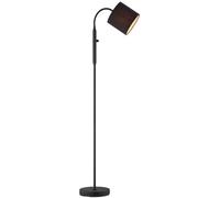 Home Sweet Home Lampadaire noir moderne | Lampe de lecture | 20/20/120cm | Comprend une ampoule E27 9W 470lm 2700K | Tête de lampe rotative | Convient pour le salon, le bureau.