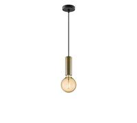 Home Sweet Home Lampe à suspension moderne bronze Saga | G125| longueur 100cm | Ambre | lampe suspendue avec lampe à LED | 4W 400lm 3000K dimmable | adaptée au salon, à la chambre