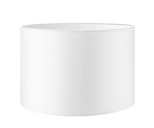 Home Sweet Home Moderne Abat-jour Bling | cylindre |30/30/20cm | Blanc | Abat jour tissu | pour douille de lampe E27 | Abats-jour Plafond, Suspendue, Lampe de table