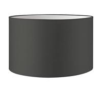 Home Sweet Home Moderne Abat-jour Bling | cylindre |35/35/21cm | Anthracite | Abat jour tissu | pour douille de lampe E27 | Abats-jour Plafond, Suspendue, Lampe de table