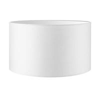 Home Sweet Home Moderne Abat-jour Bling | cylindre |40/40/22cm | Blanc | Abat jour tissu | pour douille de lampe E27 | Abats-jour Plafond, Suspendue, Lampadaire