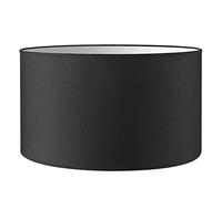 Home Sweet Home Moderne Abat-jour Bling | cylindre |40/40/22cm | Noir | Abat jour tissu | pour douille de lampe E27 | Abats-jour Plafond, Suspendue, Lampadaire
