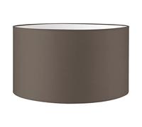 Home Sweet Home Moderne Abat-jour Bling | cylindre |40/40/22cm | Taupe | Abat jour tissu | pour douille de lampe E27 | Abats-jour Plafond, Suspendue, Lampadaire