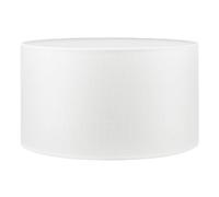 Home Sweet Home Moderne Abat-jour Canvas | cylindre |40/40/22cm | Blanc | Abat-jour tissu | pour douille de lampe E27 | Abats-jour Plafond, Suspendue, Lampadaire
