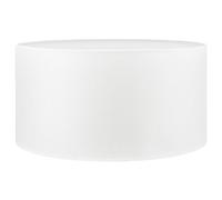 Home Sweet Home Moderne Abat-jour Canvas | cylindre |50/50/25cm | Blanc | Abat-jour tissu | pour douille de lampe E27 | Abats-jour Plafond, Suspendue, Lampadaire
