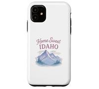 Home Sweet Idaho Aquarelle pour mamans, filles, grand-mères Coque pour iPhone 11