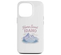 Home Sweet Idaho Aquarelle pour mamans, filles, grand-mères Coque pour iPhone 13 Pro
