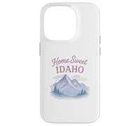 Home Sweet Idaho Aquarelle pour mamans, filles, grand-mères Coque pour iPhone 14 Pro