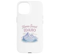 Home Sweet Idaho Aquarelle pour mamans, filles, grand-mères Coque pour iPhone 15