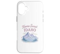 Home Sweet Idaho Aquarelle pour mamans, filles, grand-mères Coque pour iPhone 16 Plus
