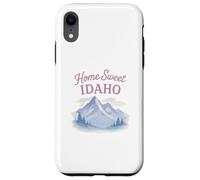 Home Sweet Idaho Aquarelle pour mamans, filles, grand-mères Coque pour iPhone XR