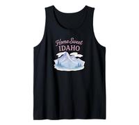 Home Sweet Idaho Aquarelle pour mamans, filles, grand-mères Débardeur