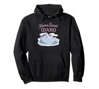 Home Sweet Idaho Aquarelle pour mamans, filles, grand-mères Sweat à Capuche