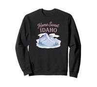 Home Sweet Idaho Aquarelle pour mamans, filles, grand-mères Sweatshirt
