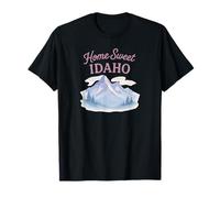 Home Sweet Idaho Aquarelle pour mamans, filles, grand-mères T-Shirt