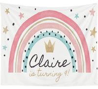 Home Tapis arc-en-ciel, Tapis boho, Tapisserie, Décoration, Tapisserie Pour Chambre, Salon, Chambre D'enfant (200 cm x 150 cm,Couleur 5)