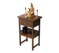 Home Temple Table d'offre en bois massif pour usage domestique, plate-forme Bouddha, Cabinet Bouddha, Bouddha, Cabinet de Dieu, Table moderne, Table pour l'encens, Table hommage pour Taiwan M