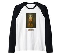 Home, The Bust of The Egyptian Queen Nefertiti Graphic Manche Raglan