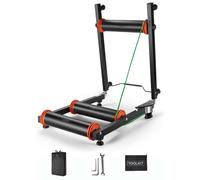 Home Trainer, Entraîneur de vélo Pliant for Exercices en intérieur, Plate-Forme, Rouleaux Montagne Alliage d'aluminium qualité aéronautique, dureté Niveau 14