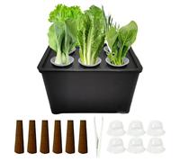 Home Tray Seedling Pot, Seeding Trays with Adjustable Humidity Dome, Plant Propagator Starter Kit for Flowers and Vegetables, Suitable for Indoor Dorm Office Balcony Garden Lawn Yard Use