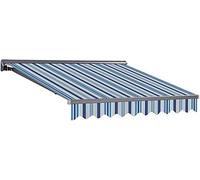 home Trends Tissu pour store abordable Housse de store Tissus de rechange Diverses couleurs Dimensions 4 x 3 m Tissus pour store AVEC volant prêt à l'emploi avec bordure SPD033