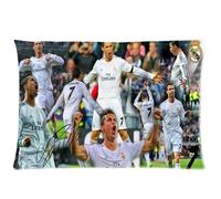 Home Use Pillowcase Cover Special Pattern Sociedad Madrid Foot-ball Club Cristiano Ronaldo Twin Sides Custom Pillowslip Zippered Pillowcase Pillow Slip Case 20x36 Inch Z-1690