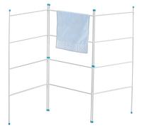 Home Vida Séchoir à Linge Pliable en Plastique pour intérieur et extérieur Blanc