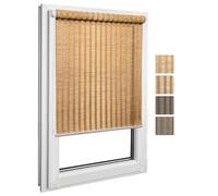 Home Vision Store Enrouleur Bali Effet Bambou sans perçage sur Mesure 4 Couleurs Largeur 30-129 cm Hauteur 120-220 cm Store intérieur tamisant décoratif Style Naturel Moderne